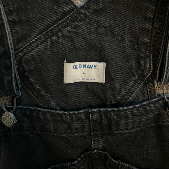 Black baggy short overalls - Picture 3 of 3